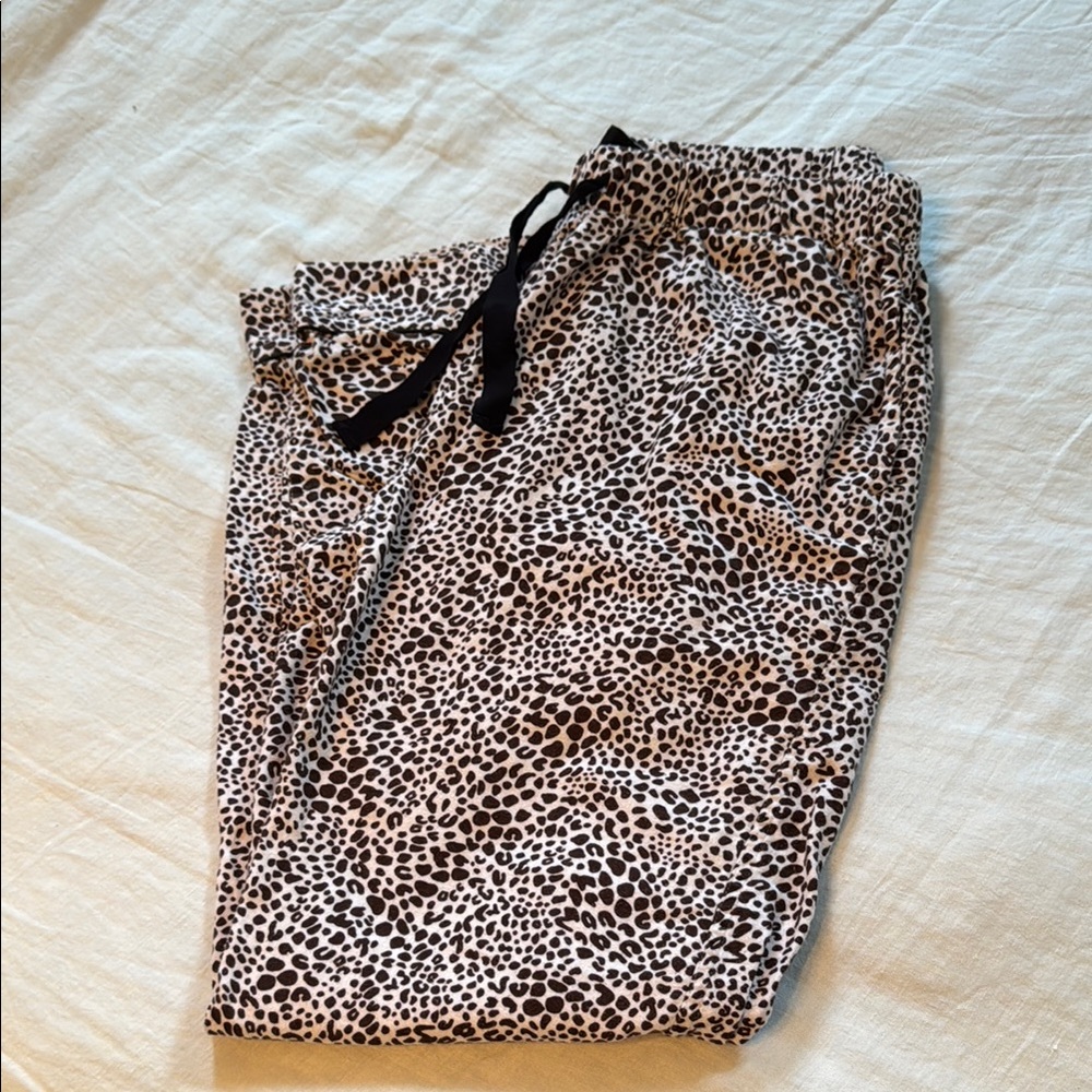 Lands' End Animal Print Lounge Pants